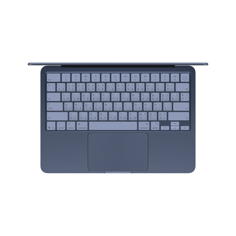 MacBook Neo รุ่น 13 นิ้ว: Apple A18 Pro chip with 6‑core CPU and 5‑core GPU, Magic Keyboard พร้อม Touch ID, 512GB SSD - น้ำเงินอินดิโก