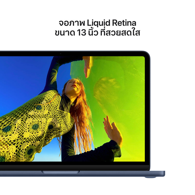 MacBook Neo รุ่น 13 นิ้ว: Apple A18 Pro chip with 6‑core CPU and 5‑core GPU, Magic Keyboard พร้อม Touch ID, 512GB SSD - น้ำเงินอินดิโก