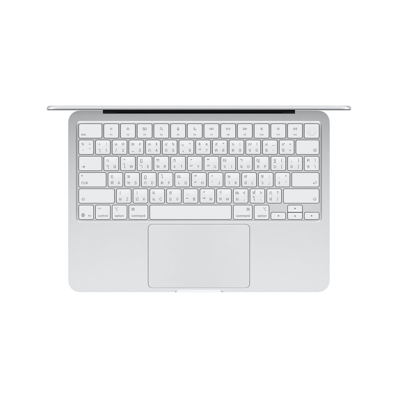 MacBook Neo รุ่น 13 นิ้ว: Apple A18 Pro chip with 6‑core CPU and 5‑core GPU, Magic Keyboard พร้อม Touch ID, 512GB SSD - สีเงิน
