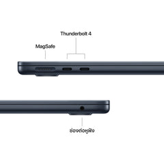 MacBook Air รุ่น 13 นิ้ว: ชิป Apple M5 พร้อม CPU แบบ 10-core และ GPU แบบ 10-core, 1TB SSD - มิดไนท์