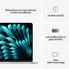 13-inch MacBook Air: Apple M4 chip with 10-core CPU and 8-core GPU, 256GB SSD - Silver