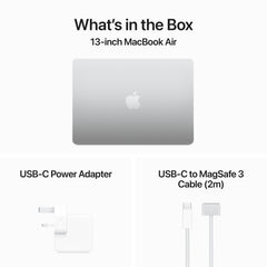 13-inch MacBook Air: Apple M3 chip with 8‑core CPU and 8‑core GPU, 256GB SSD - Silver