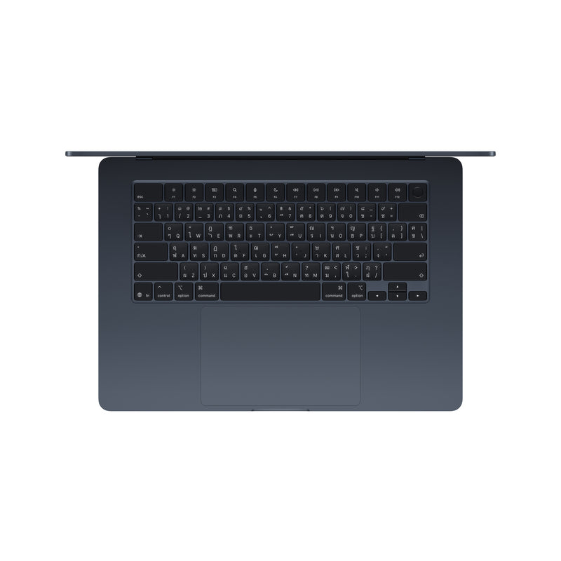 MacBook Air รุ่น 15 นิ้ว: ชิป Apple M5 พร้อม CPU แบบ 10-core และ GPU แบบ 10-core, 512GB SSD - มิดไนท์