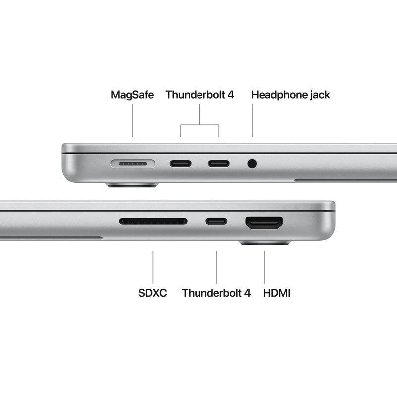 14-inch MacBook Pro: Apple M5 chip with 10-core CPU and 10-core GPU, 1TB SSD - Silver