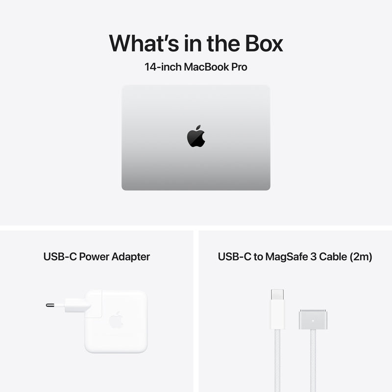 14-inch MacBook Pro: Apple M5 chip with 10-core CPU and 10-core GPU, 1TB SSD - Silver
