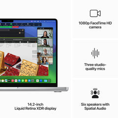 14-inch MacBook Pro: Apple M3 Max chip with 14‑core CPU and 30‑core GPU, 1TB SSD - Silver