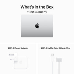 14-inch MacBook Pro: Apple M3 chip with 8‑core CPU and 10‑core GPU, 1TB SSD - Silver