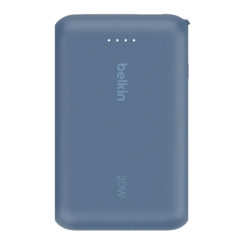 แบตเตอรี่สำรอง Belkin Boostcharge Power Bank 10K With Integralated Cableblue