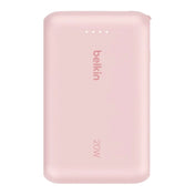แบตเตอรี่สำรอง Belkin Boostcharge Power Bank 10K With Integralated Cable Pink