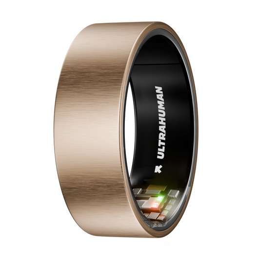 แหวนอัจฉริยะ Ultrahuman Ring Air Brushed Rose Gold 9