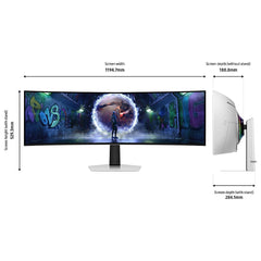 จอมอนิเตอร์ Samsung Odyssey 49" ODS VA G9 G91EF