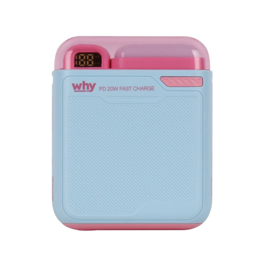 พาวเวอร์แบงค์ WHY Pastel 10,000 mAh PD 20W PB-106E Pink