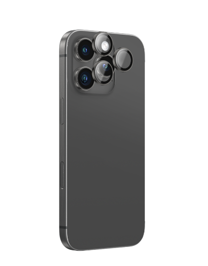 AMAZINGthing กระจกกันรอยเลนส์กล้อง Camera Lens Dark Black For iPhone 16 Pro/Pro Max