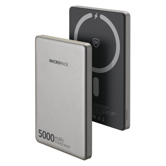 MICROPACK 5000MAH 2IN1 MAGNETIC SLIM CHARGE - TITANIUM GOLD (WPB-5S_TI) CCC