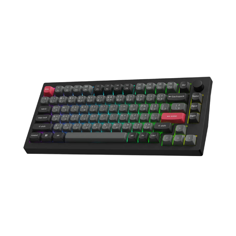 Keychron C75 TMR 8K Wired Magnetic Switch Keyboard - CARBON BLACK
