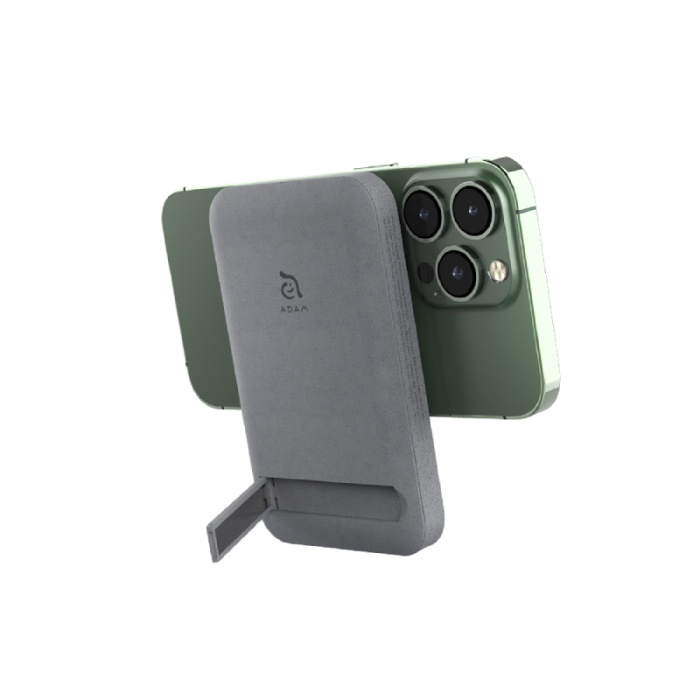 พาวเวอร์แบงค์ Adam Element Gravity C2 Magnetic Wireless Charging 10K Grey