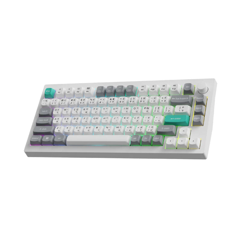 Keychron C75 TMR 8K Wired Magnetic Switch Keyboard - SPACE SILVER
