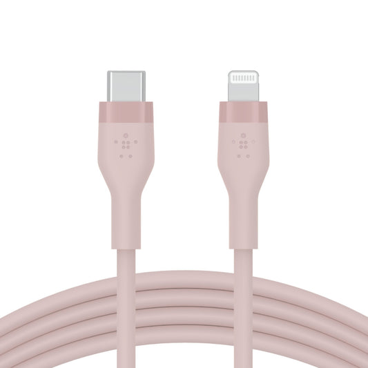 สายชาร์จ Belkin Silicone USB-C to Lightning 1M Pink