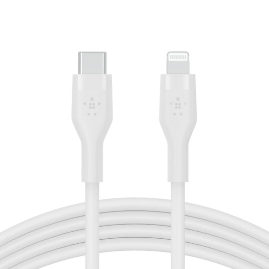 สายชาร์จ Belkin Silicone USB-C to Lightning 1M White