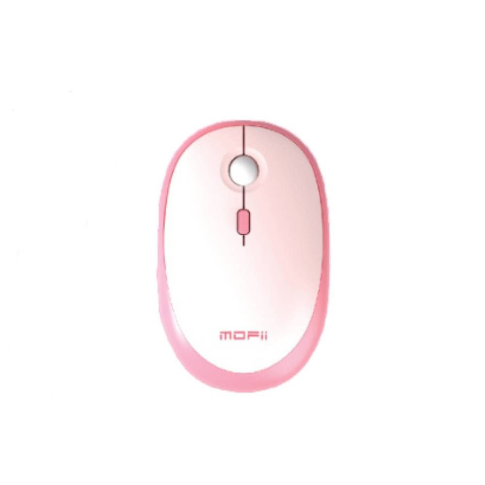 เมาส์และคีย์บอร์ดไร้สาย MOFii Wireless Mouse + Keyboard Tiramisu Pink
