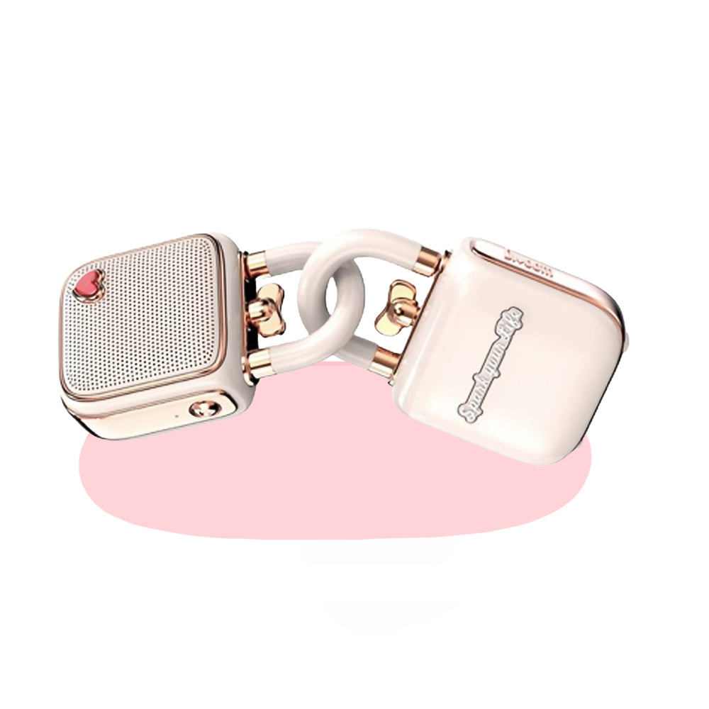 ลำโพง Divoom LoveLock สีชมพู