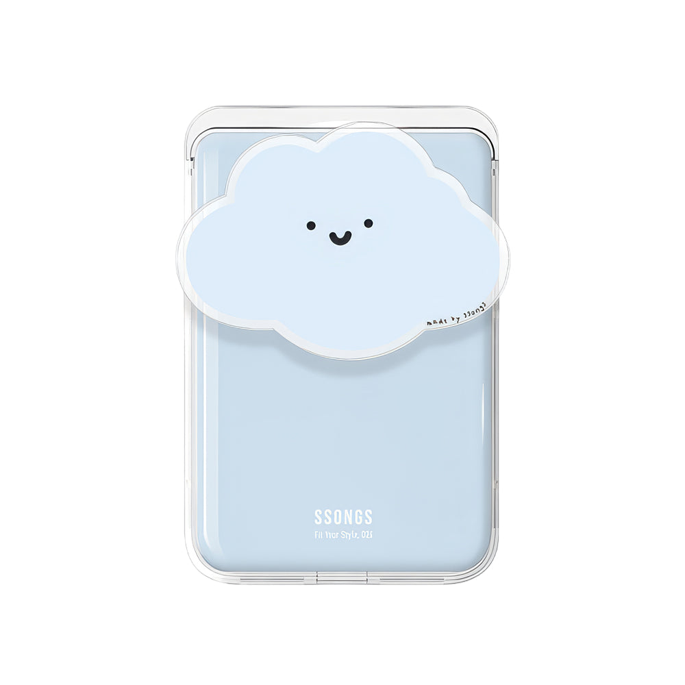 SSONG MAGSAFE 3-CARD PACK ACRYLIC TOK PASTEL CLOUDS : BLUE