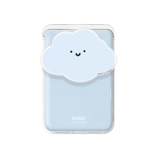 SSONG MAGSAFE 3-CARD PACK ACRYLIC TOK PASTEL CLOUDS : BLUE