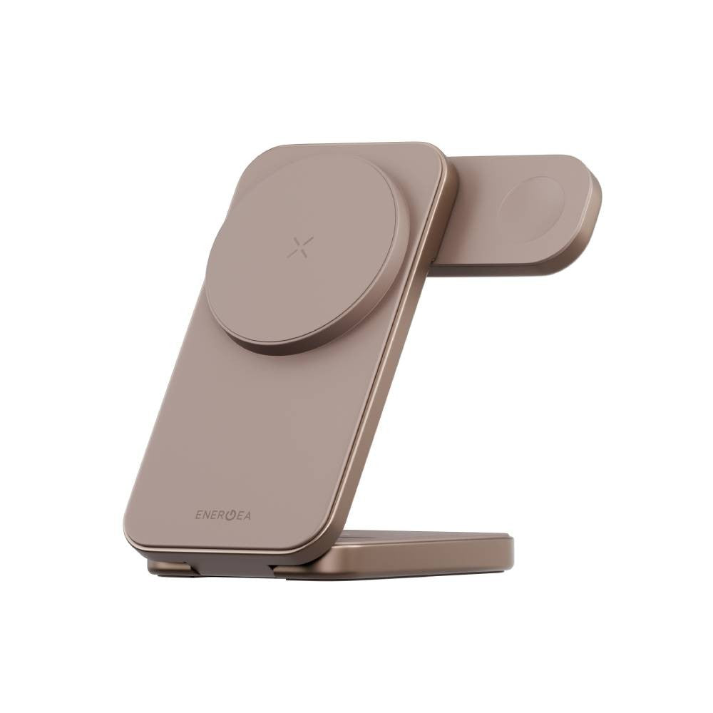 ที่ชาร์จไร้สาย Energea 3in1 Qi2 Wireless Charger Foldable Magnetic Gold