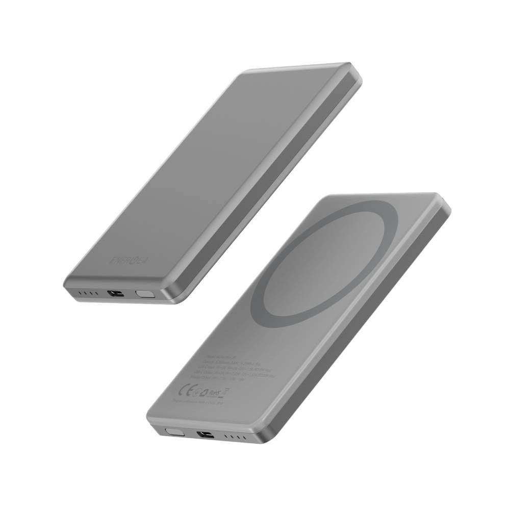 พาวเวอร์แบงค์ Energea 10000 mAh Alupac Air Wireless Natural Titanium
