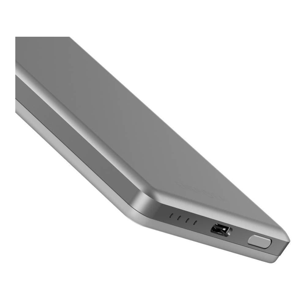 แบตเตอรี่สำรอง Energea Alupac Mini 5,000mAh Mini Aluminium Magsafe Compatible Power Bank Natural Titanium