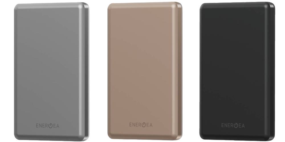 พาวเวอร์แบงค์ Energea 5000 mAh Alupac Mini Wireless Gunmetal