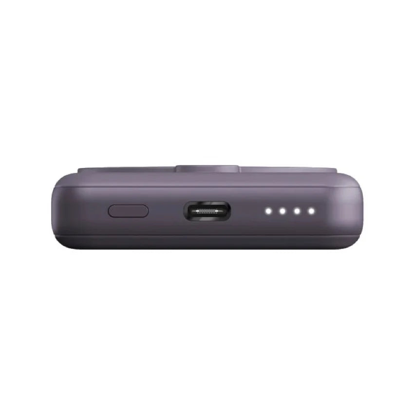 แบตเตอรี่สำรอง Energea Magpac Mini Ultra Slim 10 000mAh Magsafe Compatible Power Bank With Builtin Video Stand Purple