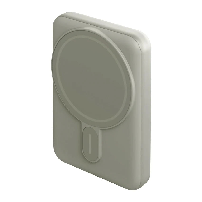 แบตเตอรี่สำรอง Energea Magpac Mini Ultra Slim 10 000mAh Magsafe Compatible Power Bank With Builtin Video Stand Sage