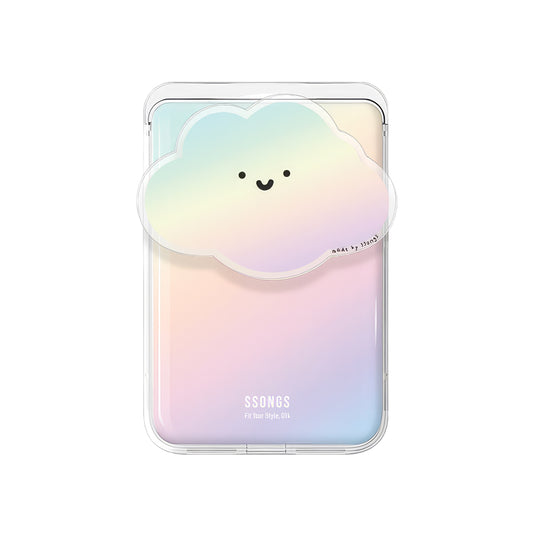 SSONG MAGSAFE 3-CARD PACK ACRYLIC TOK PASTEL CLOUDS : RAINBOW
