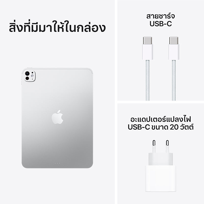 11-inch iPad Pro Wi-Fi 256GB Standard Glass - Silver (M5)