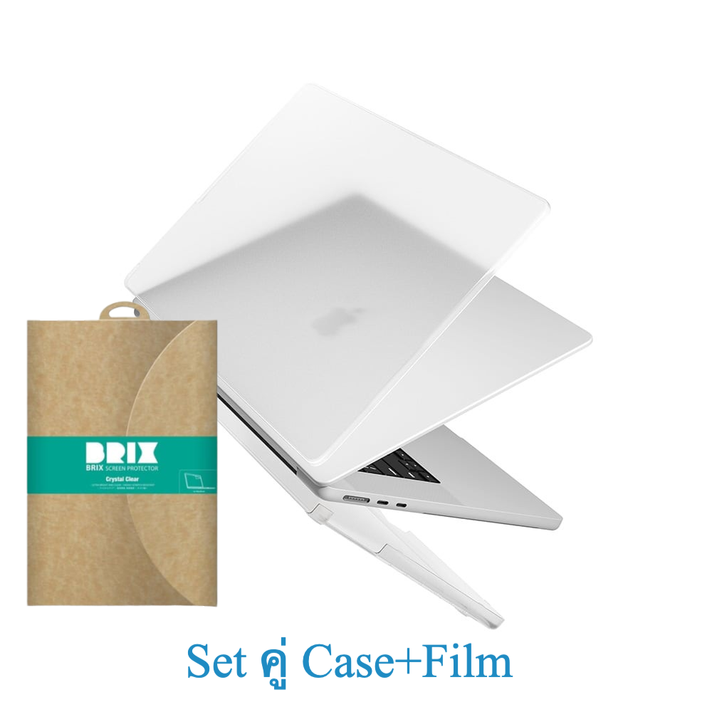 Set Case and Film สำหรับ Macbook Air 15" Clear