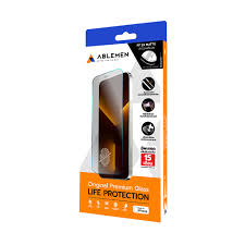 ฟิล์มกันรอย Ablemen Tempered Glass Blue light Cut Full Protection Film iPhone 15 Pro Max