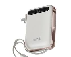 แบตเตอรี่สำรอง Uvolt Power Bank 10,000 mAh 22.5W Cream