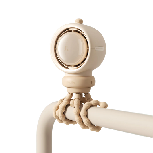 Jisulife Life 2 Stroller Fan Brown