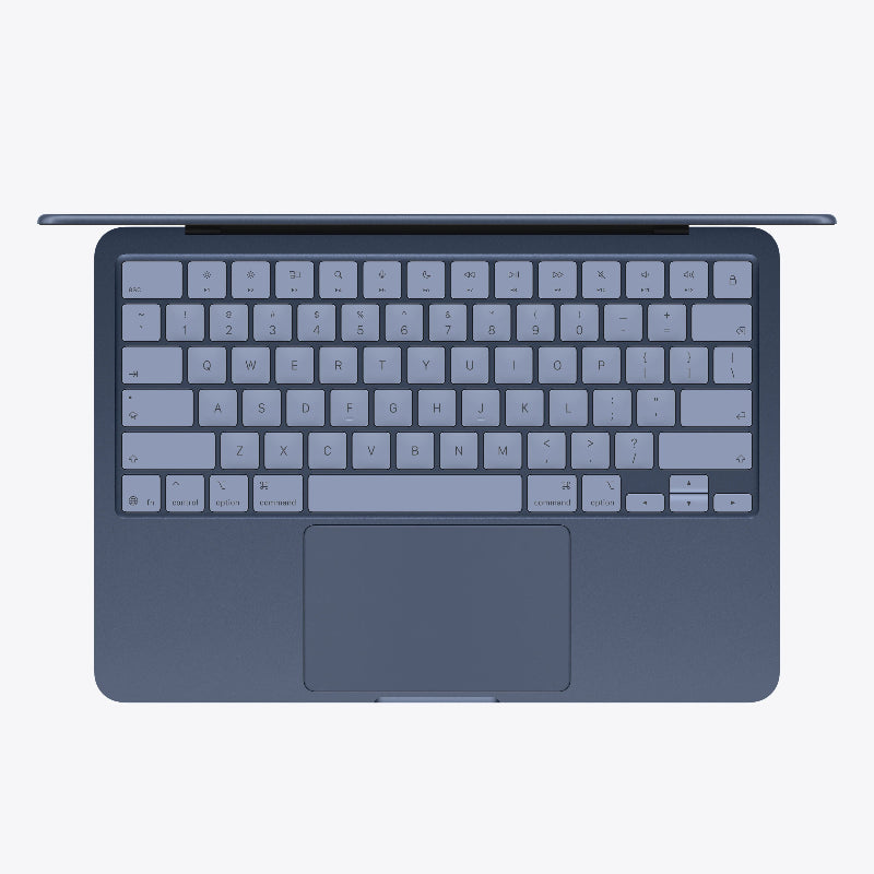 MacBook Neo รุ่น 13 นิ้ว: Apple A18 Pro chip with 6‑core CPU and 5‑core GPU, Magic Keyboard (English), 256GB SSD - น้ำเงินอินดิโก