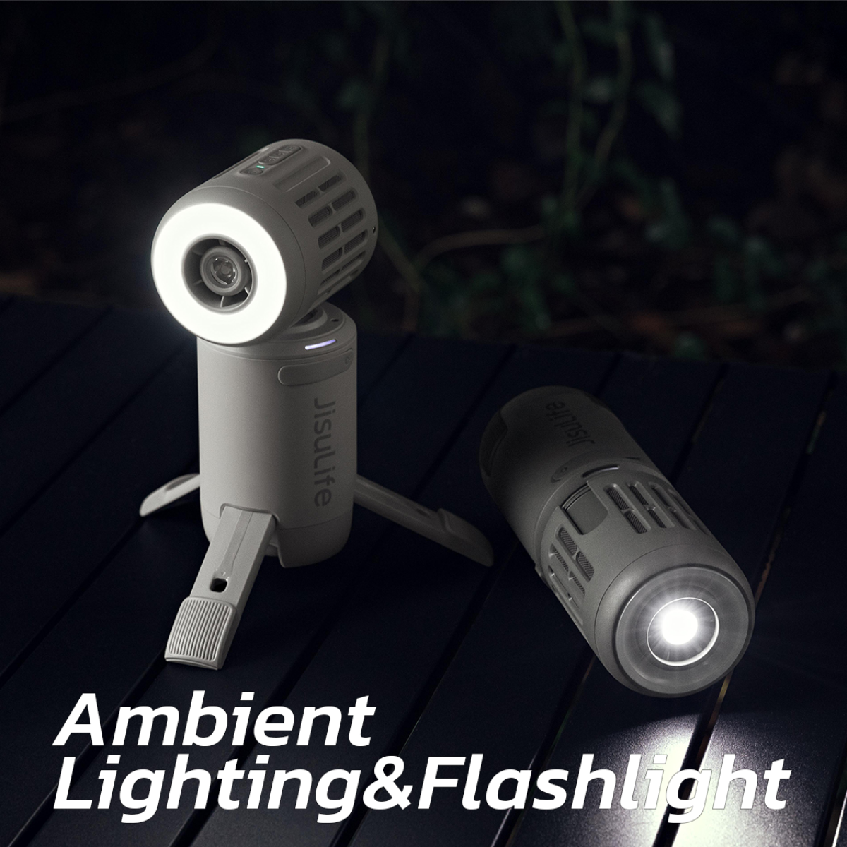 Jisulife Outdoor Fan Ultra1 Light Grey