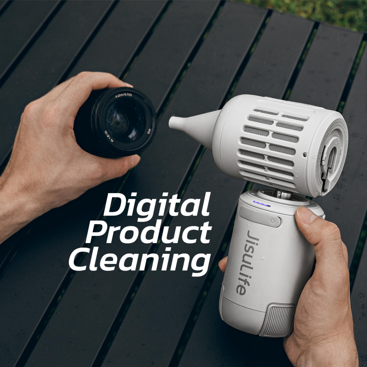 Jisulife Outdoor Fan Ultra1 Light Grey