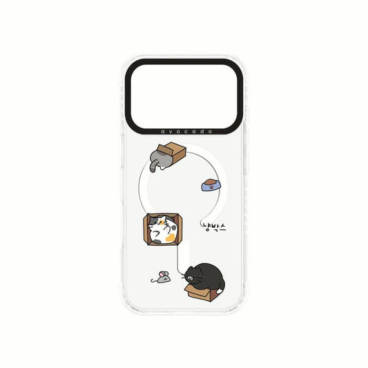 เคสไอโฟน Avocado For iPhone 17 Pro Boxaholic Cats