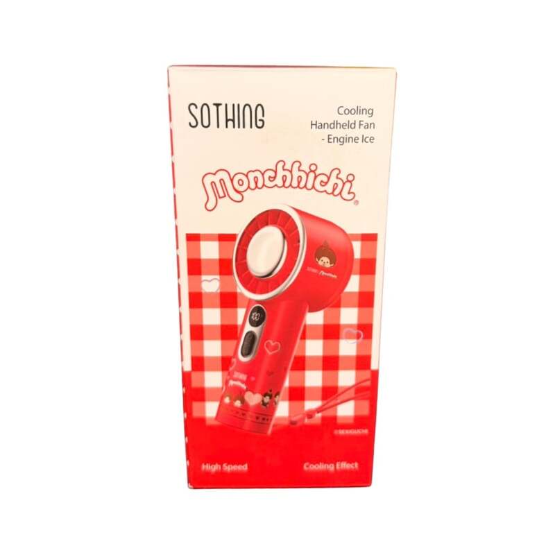 พัดลมพกพา Sothing x Monchhichi Handheld Fan Engine Ice Red