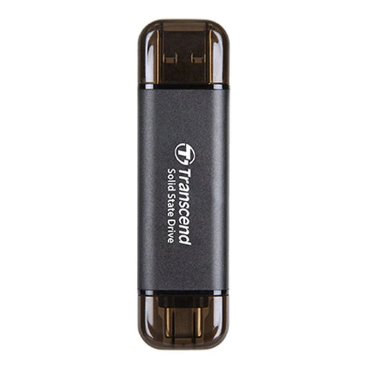 เอสเอสดีพกพา Transcend External SSD USB Type C/A 1TB Balck