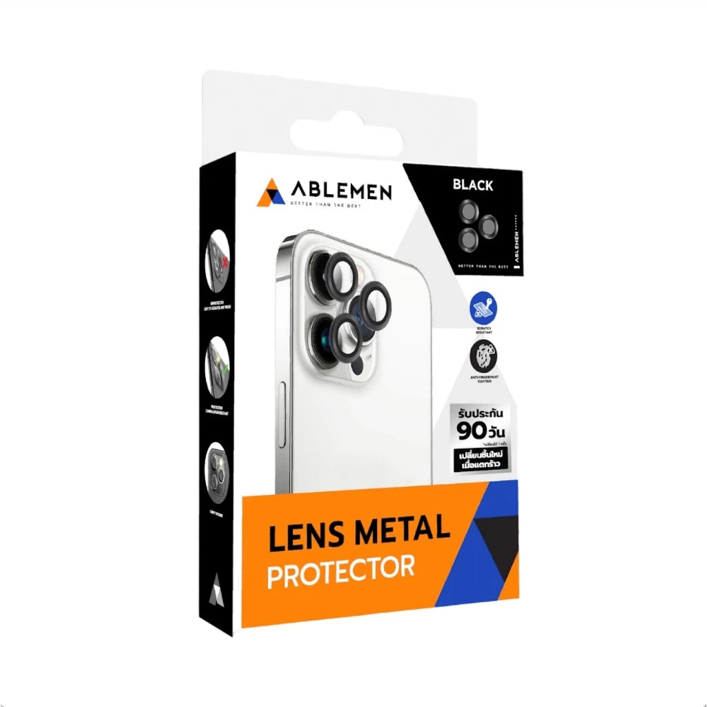 กระจกกันเลนส์กล้อง Ablemen Lens Metal Protector For iPhone 16 Pro /16 Pro Max Desert