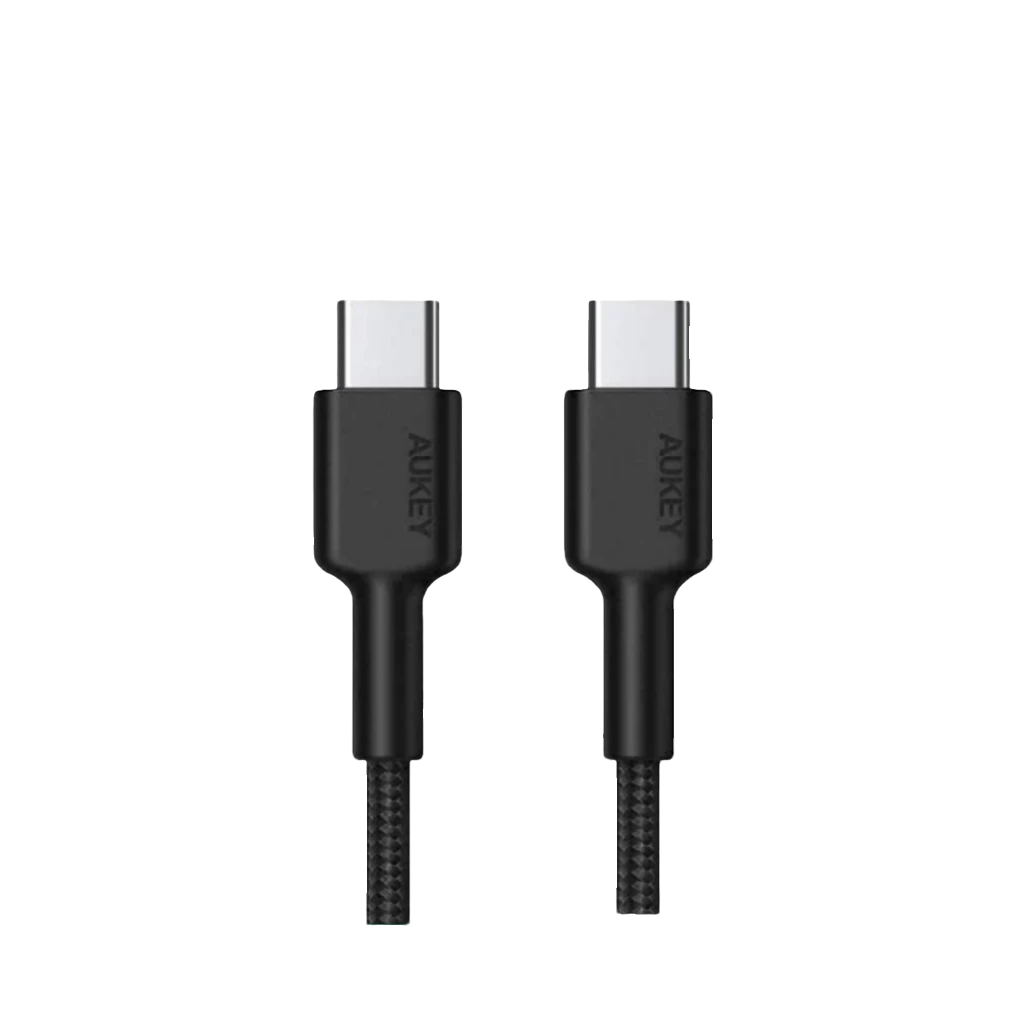 สายชาร์จเร็ว Aukey CB-CD45 USB-C to USB-C Black