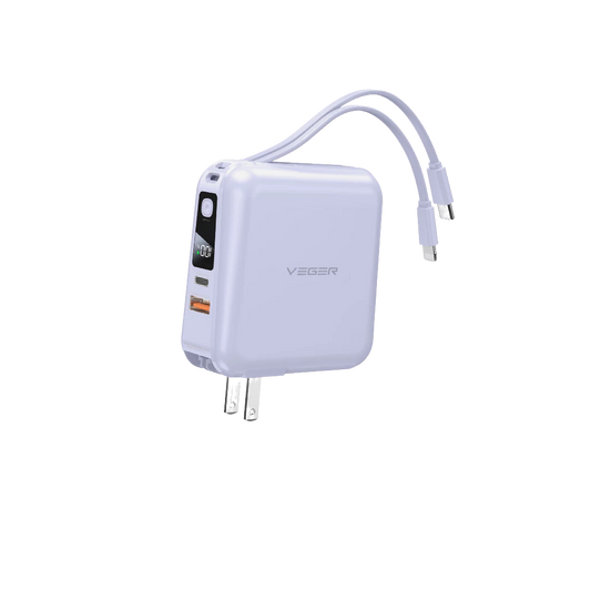 พาวเวอร์แบงค์ Veger 15,000 mAh P15 Purple