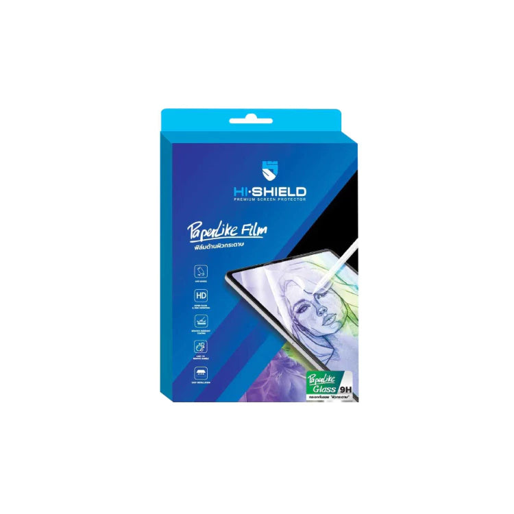 ฟิล์มกระจกเนื้อกระดาษ Hi-shield Paper Like Tempered Glass สำหรับ iPad Air 13"