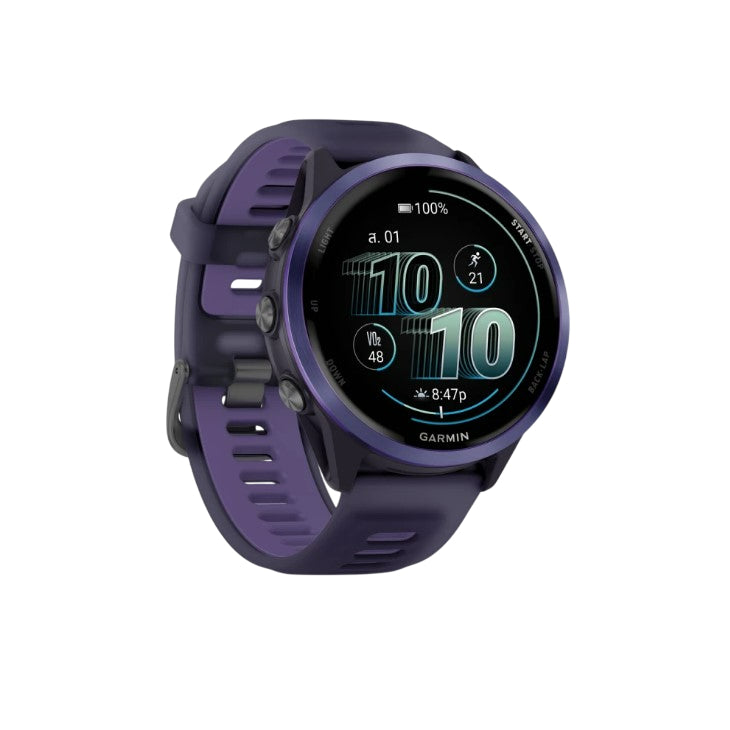 Garmin Forerunner 570 ขนาด 47mm สมาร์ทวอทช์สำหรับนักวิ่ง - Purple/Indigo 47mm